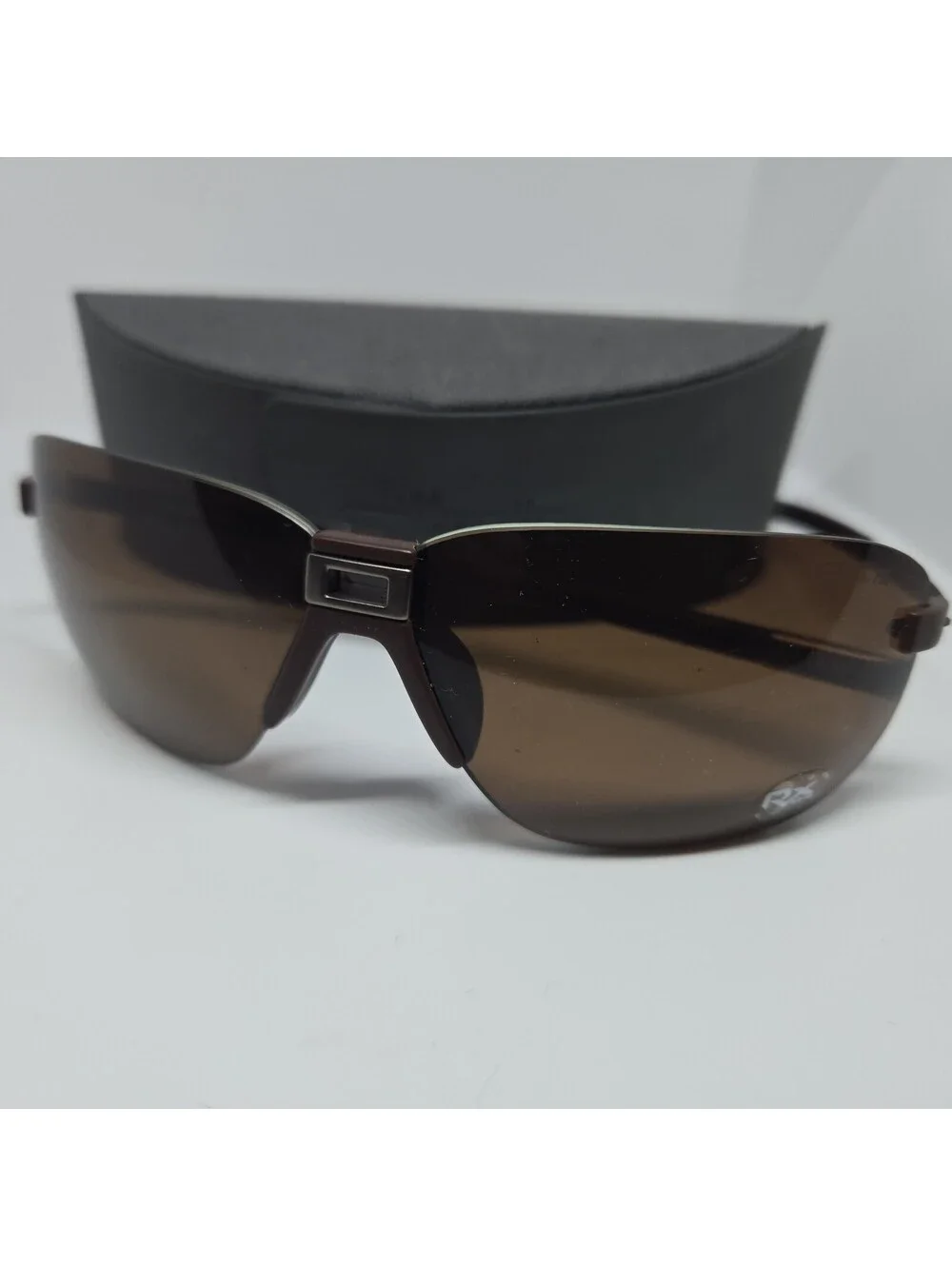 NEW: Silhouette SPX 4058 6201 Titan RXable Shield Sunglasses Polarized w/ Case